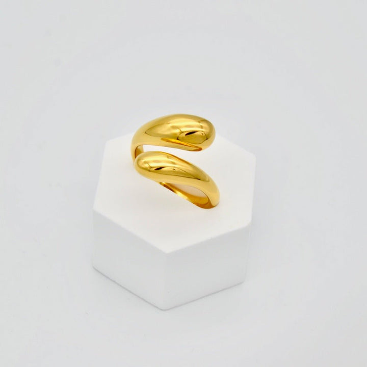 "Amphitrite" - Open Size Snake Ring - Aella Design Jewelry