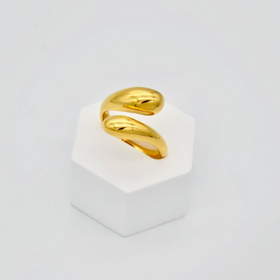 "Amphitrite" - Open Size Snake Ring - Aella Design Jewelry