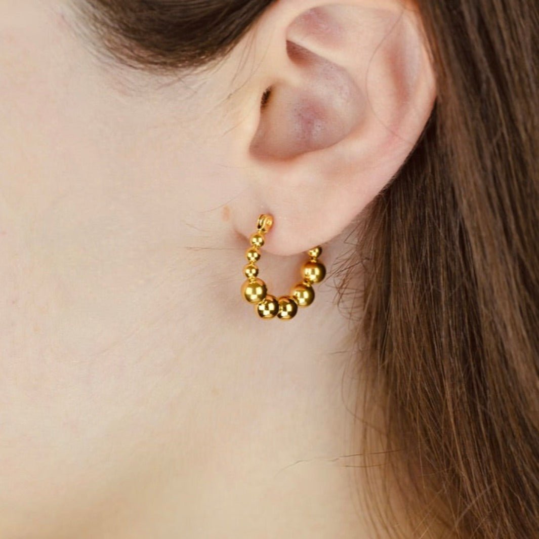 Minimalist Gold Plated Hoops