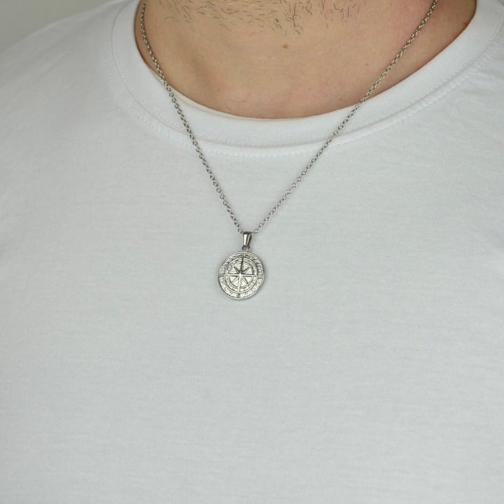 "Asterope" - Unisex Compass Pendant - Aella Design Jewelry