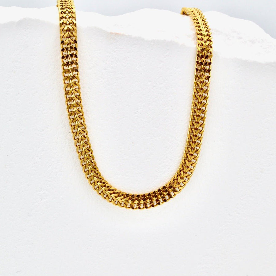 "Astydameia" - Flat Chain Necklace - Aella Design Jewelry