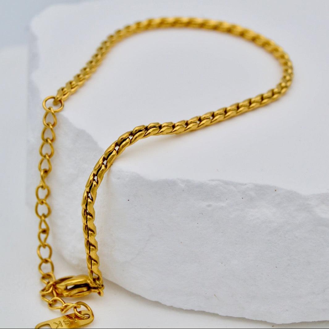 "Celosia" - Rope Chain Bracelet - Aella Design Jewelry