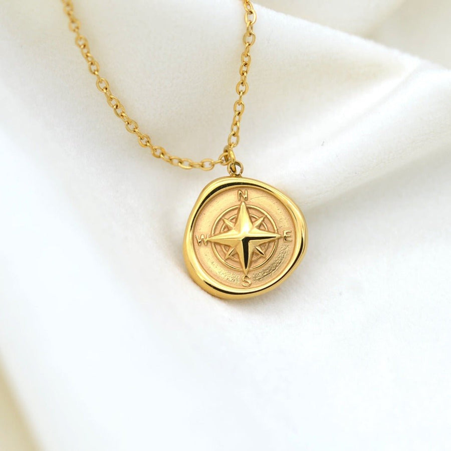 "Corona Borealis" - North Star Coin Pendant - Aella Design Jewelry