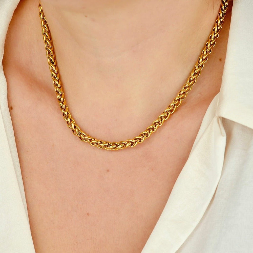 "Daeira" - Chunky Choker Necklace - Aella Design Jewelry