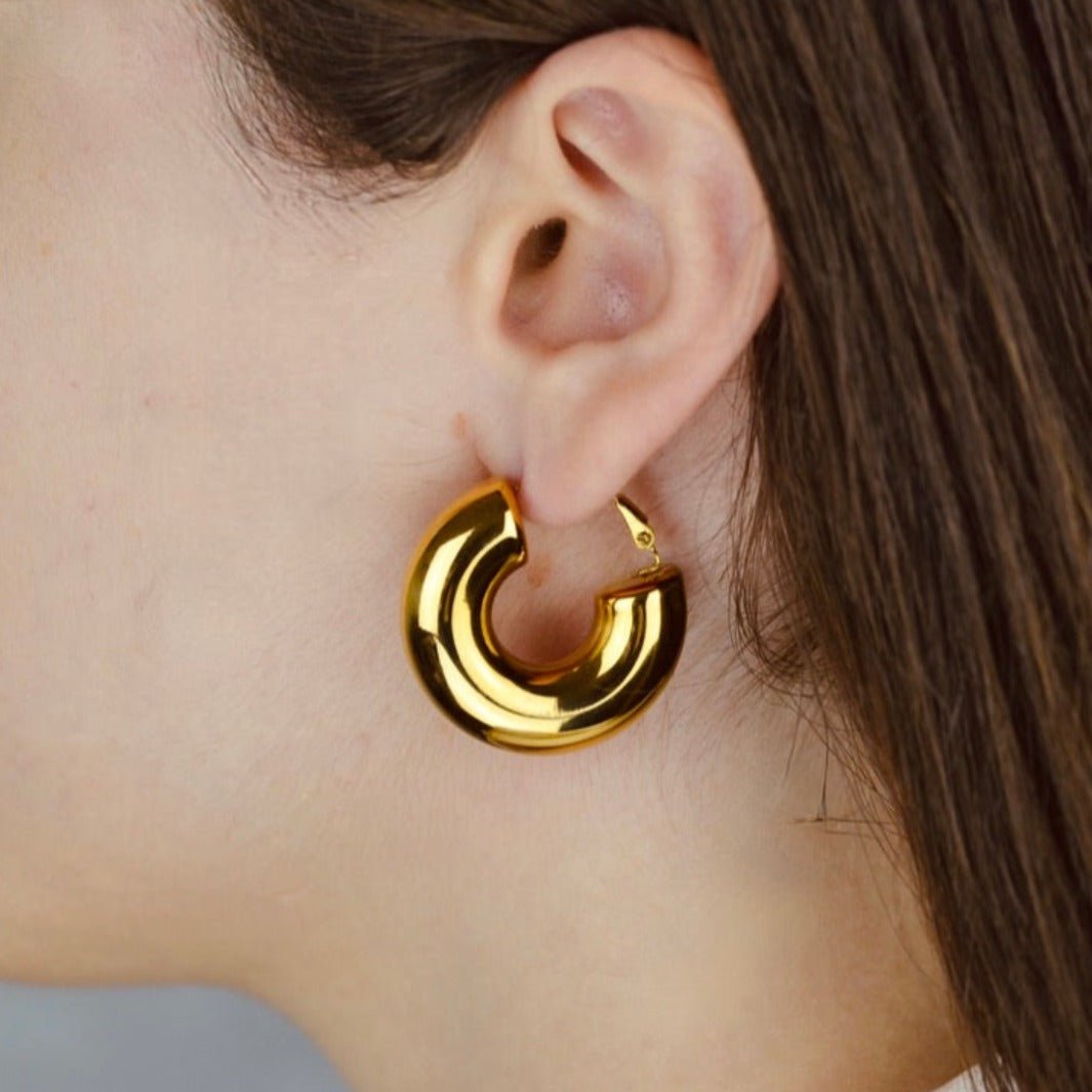 "Dido" - Chunky Bold Earrings - Aella Design Jewelry