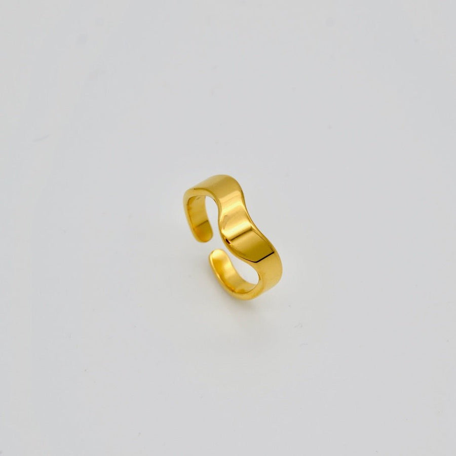 "Dione" - Geometric Open Ring - Aella Design Jewelry