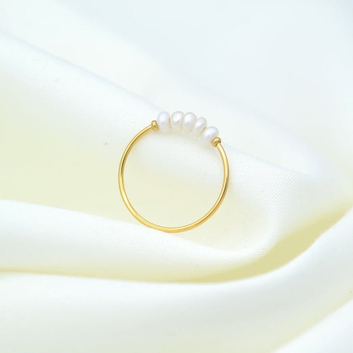 "Euphrosyne" - Fresh Water Pearl Ring - Aella Design Jewelry