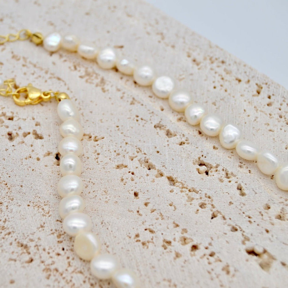 "Flavia" - Freshwater Pearl Necklace - Aella Design Jewelry