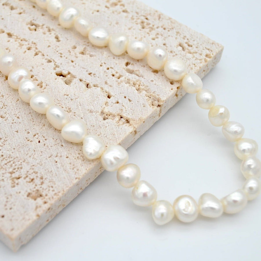 "Lucia" - Freshwater Pearl Necklace - Aella Design Jewelry