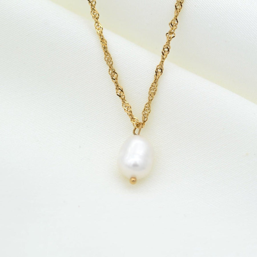 "Nereus" - Freshwater Pearl Necklace - Aella Design Jewelry