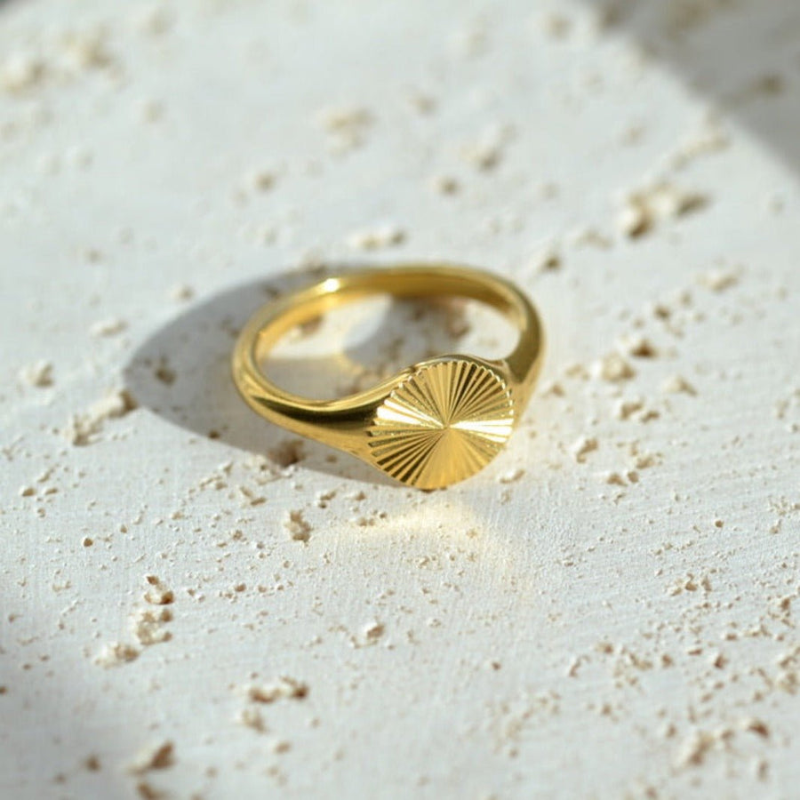 "Thalassa" - Geometric Ring - Aella Design Jewelry